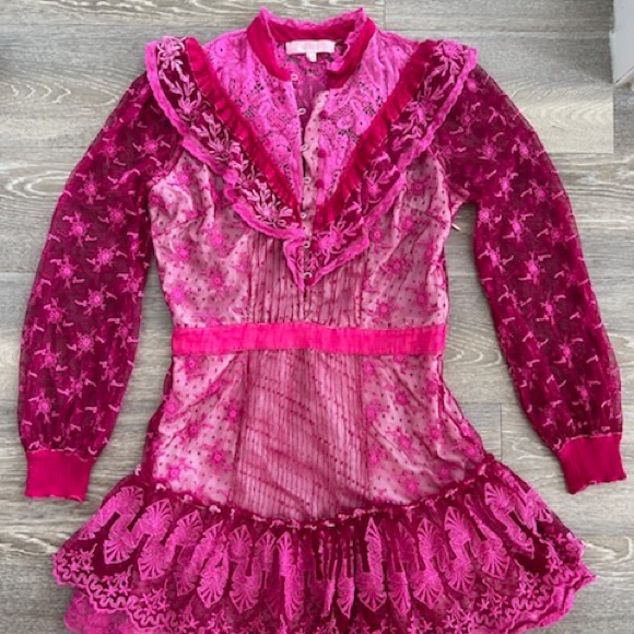 LoveShackFancy- Hand dyed Trisha Dress. - Picture 4 of 5